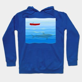 Little red boat Hoodie